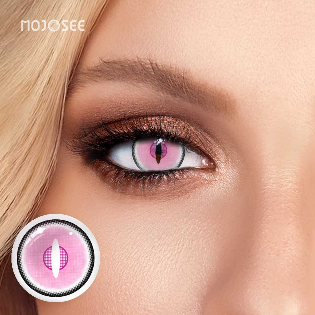 Nezuko Demon Cosplay Contact Lenses – Demon Slayer