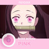 Rose Bloom Colored Contact Lenses