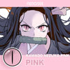Kamado Nezuko Pink Colored Contact Lenses