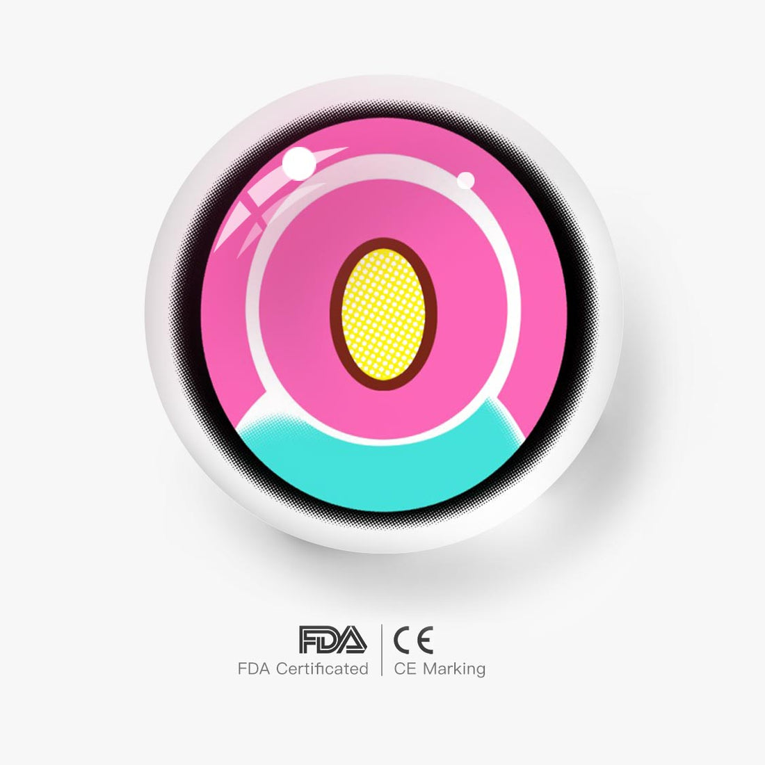 Titan Pink Colored Contact Lenses