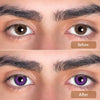 Vika Tricolor Violet-b Colored Contact Lenses