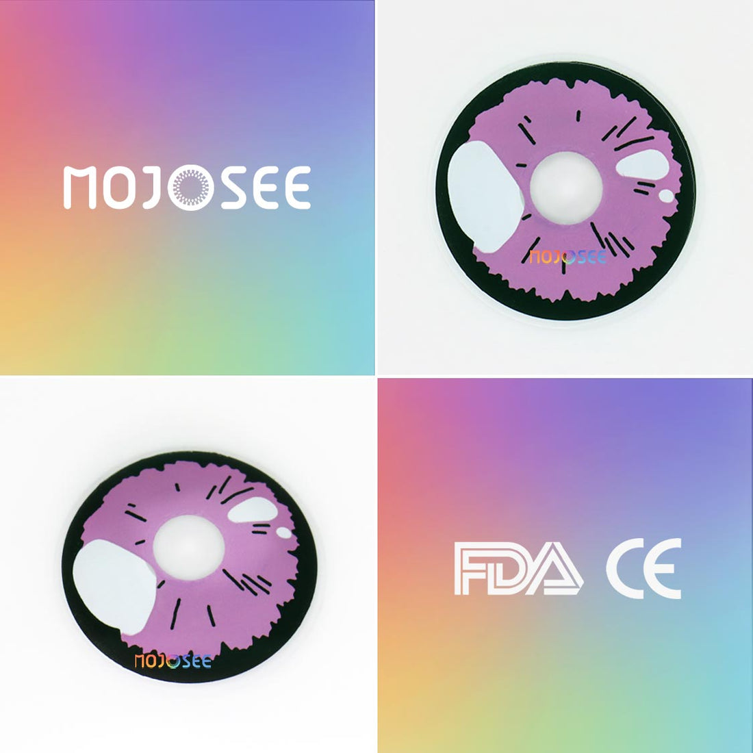 Shizuku Purple Colored Contact Lenses