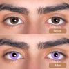 Circle Block Grey-b Violet Block Colored Contact Lenses