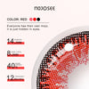 Vika Tricolor Red Colored Contact Lenses