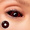 【The Maximum Diameter】Red Star Trails Sclera Colored Contact Lenses