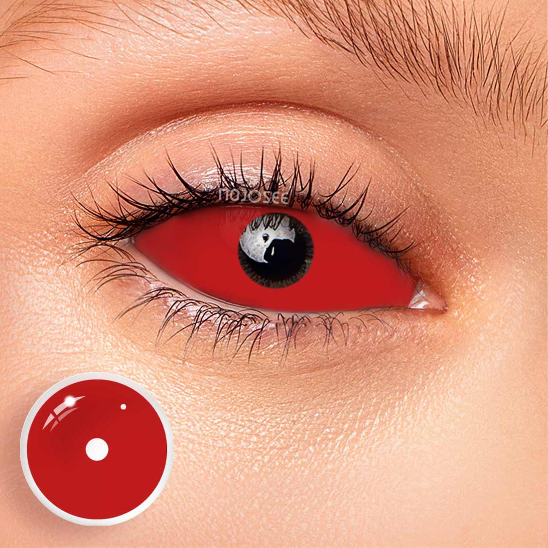 Red Sclera Colored Contact Lenses