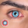 【The Maximum Diameter】Bloodshot Infected Zombie-b Colored Contact Lenses
