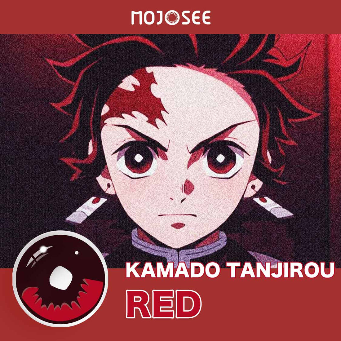 Kamado Tanjirou Cosplay Contact Lenses – Demon Slayer
