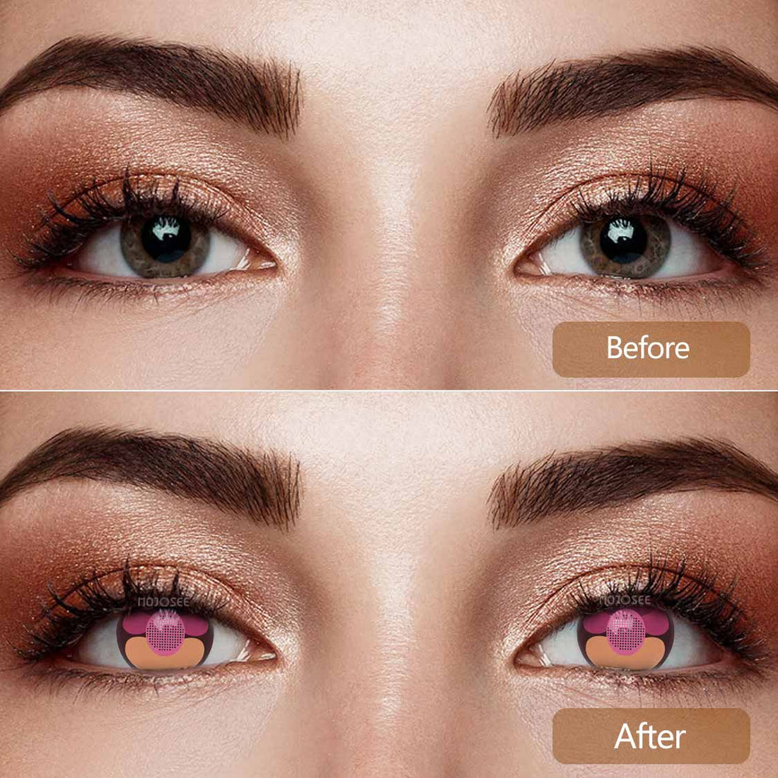 Genshin Cherry Cat Colored Contact Lenses