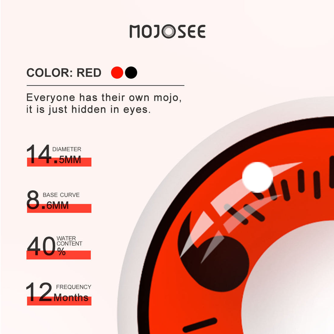 Red Sasuke Uchiha Cosplay Contact Lenses for Men – Naruto