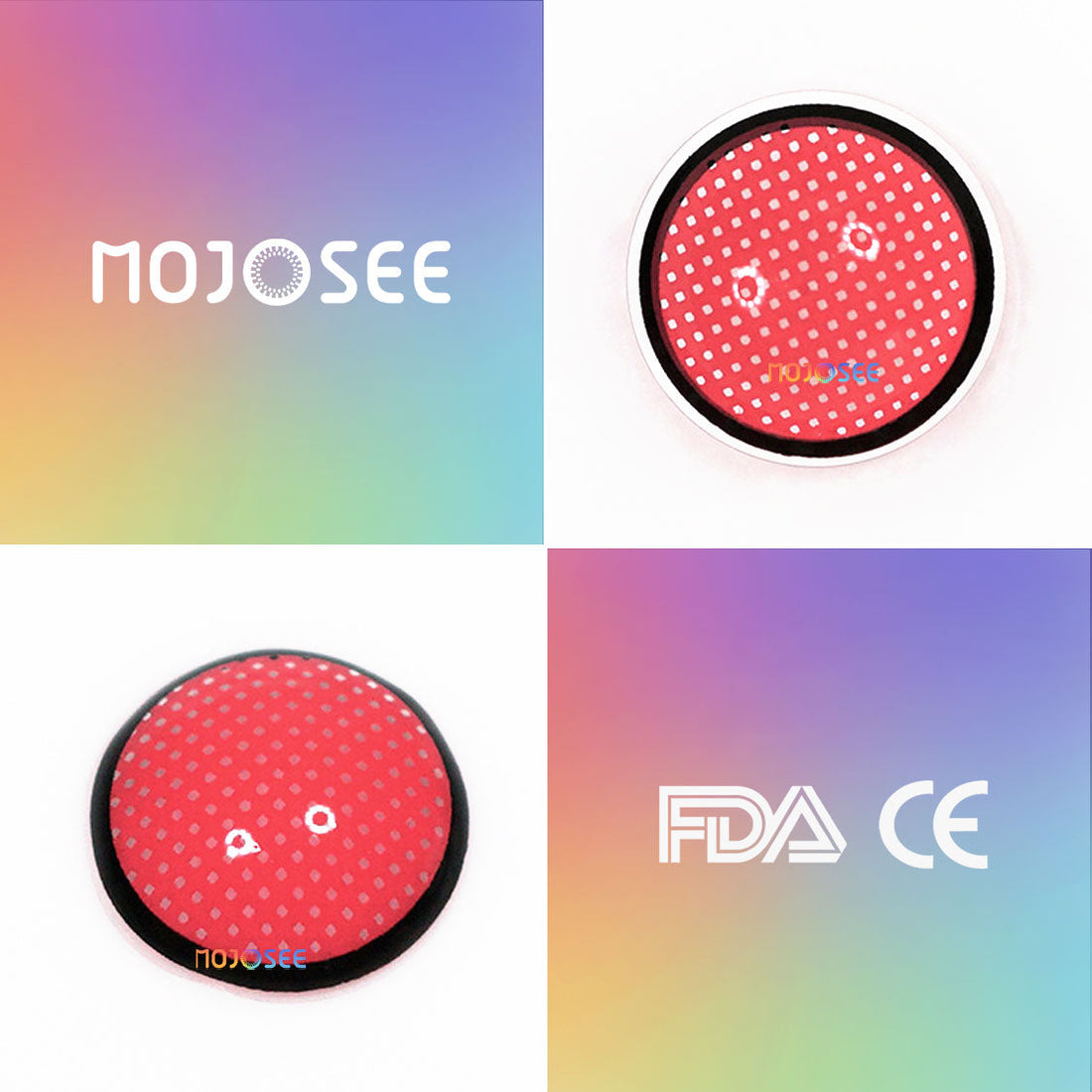 Red Manson Mesh Colored Contact Lenses