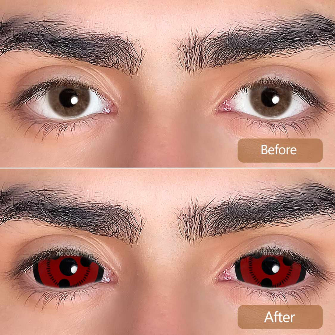 Sharingan III Cosplay Contact Lenses for Men – Naruto