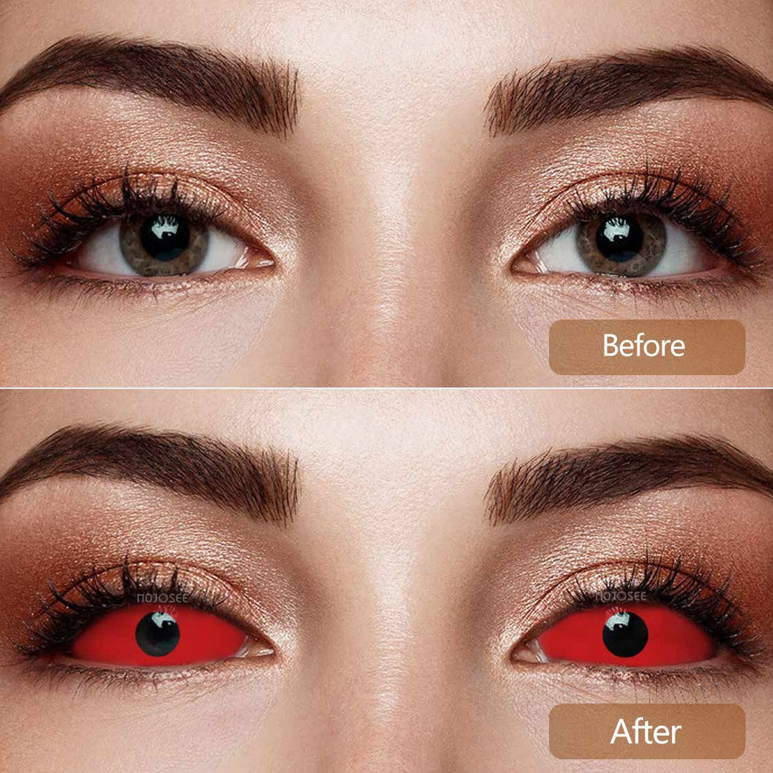 Red Sclera Colored Contact Lenses