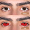 【The Maximum Diameter】Red Sclera-b Colored Contact Lenses