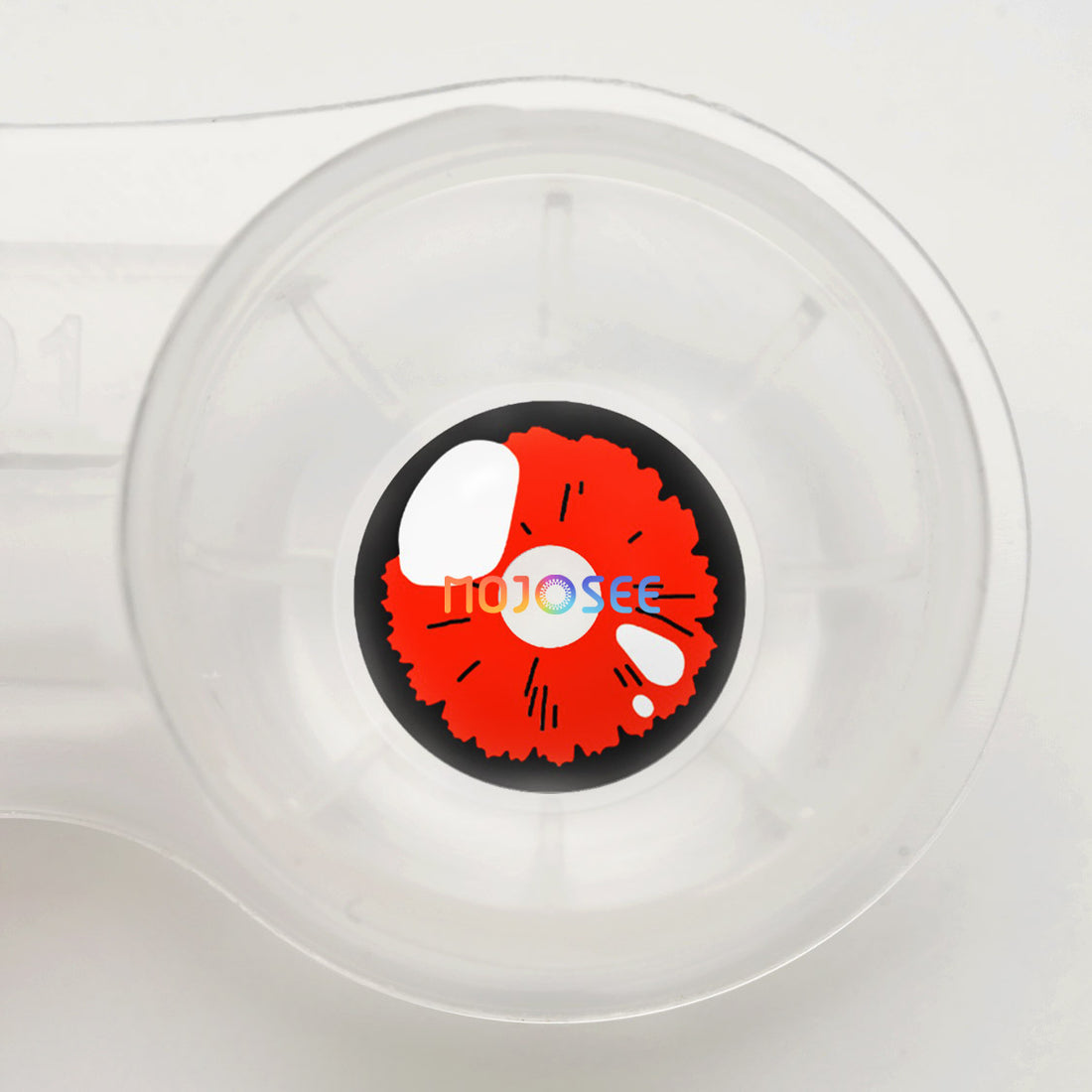 Black Lobelia-Red Colored Contact Lenses