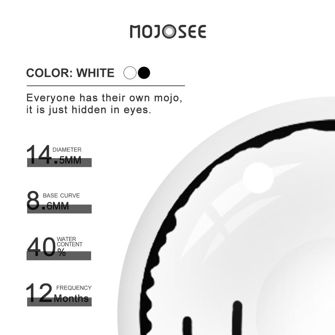 Stitched mummy Colored Contact Lenses for Men