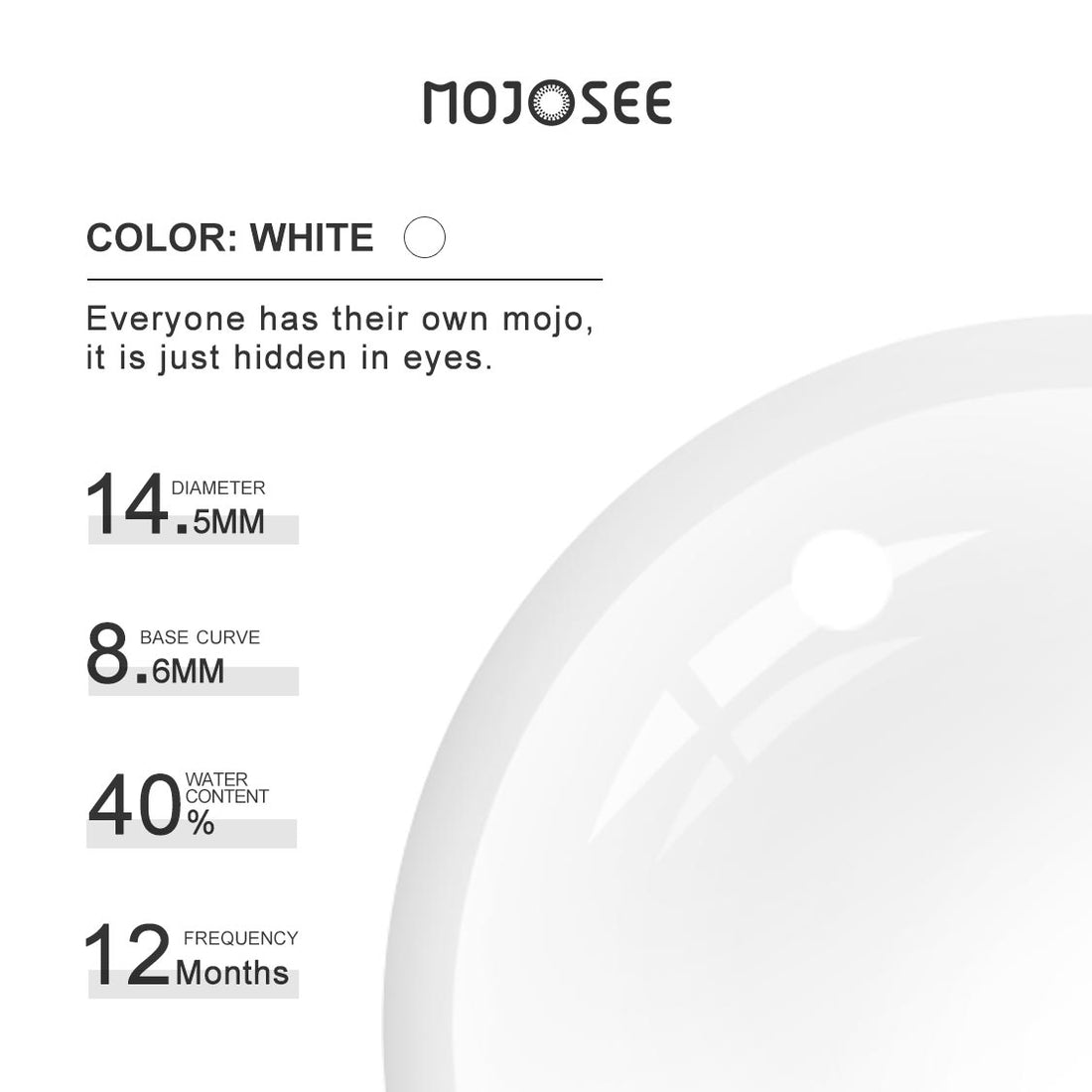 White Out Colored Contact Lenses