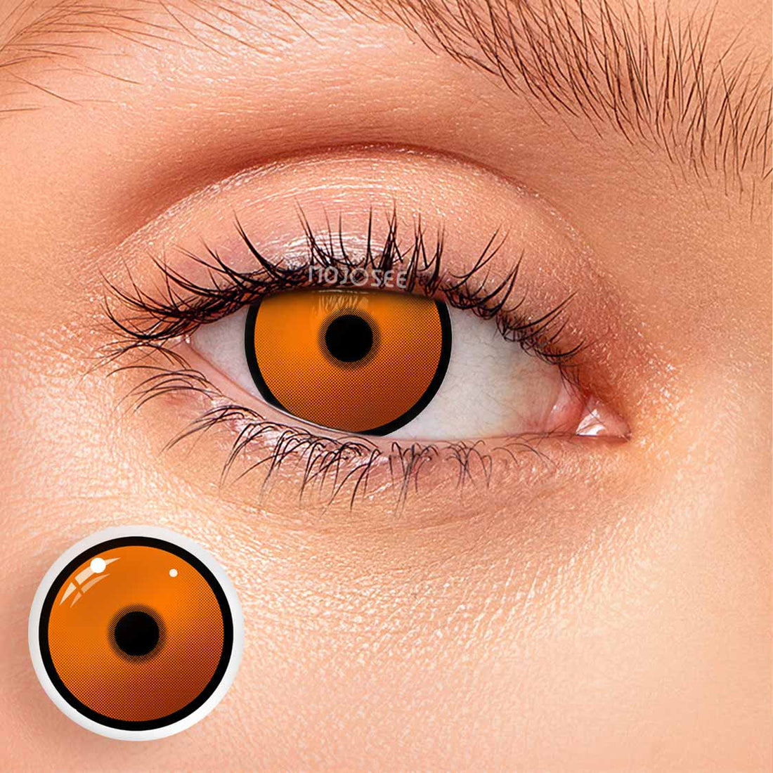 Demon Slayer Maple Colored Contact Lenses