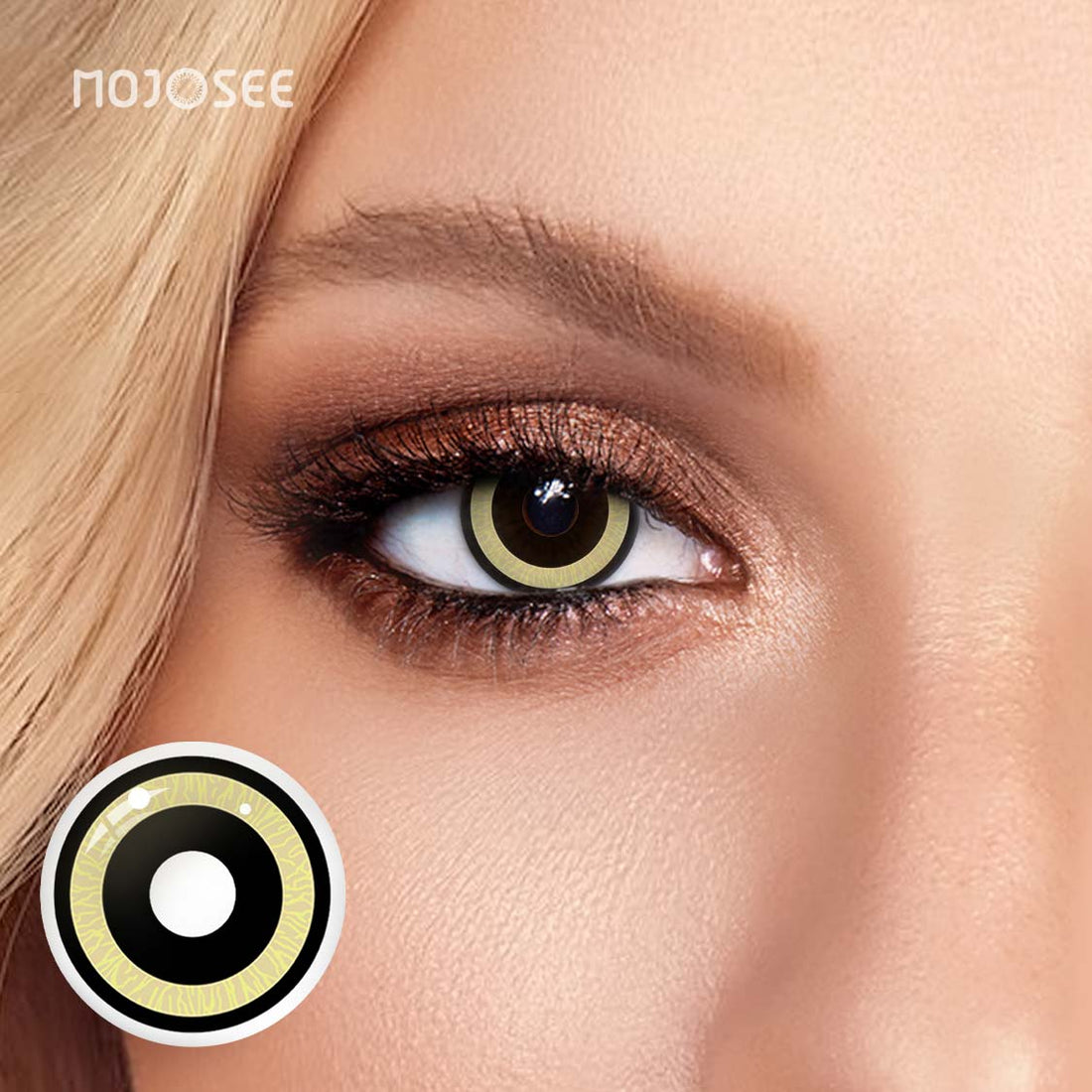 Nebula vdB 12 Yellow Colored Contact Lenses