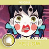 Demon Slayer Anime Yellow Colored Contact Lenses