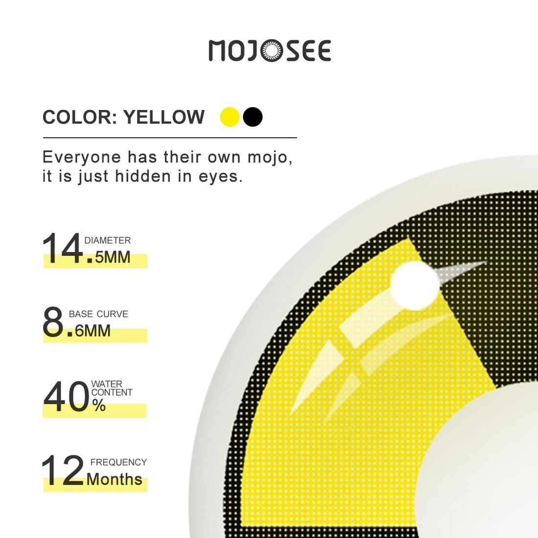 Biohazard Colored Contact Lenses for Men