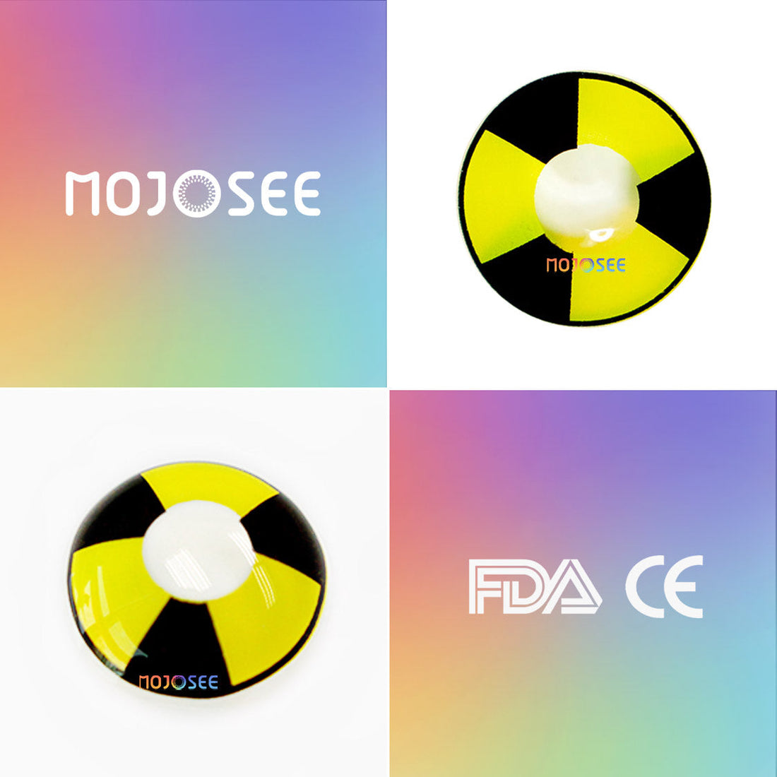 Biohazard Colored Contact Lenses for Men